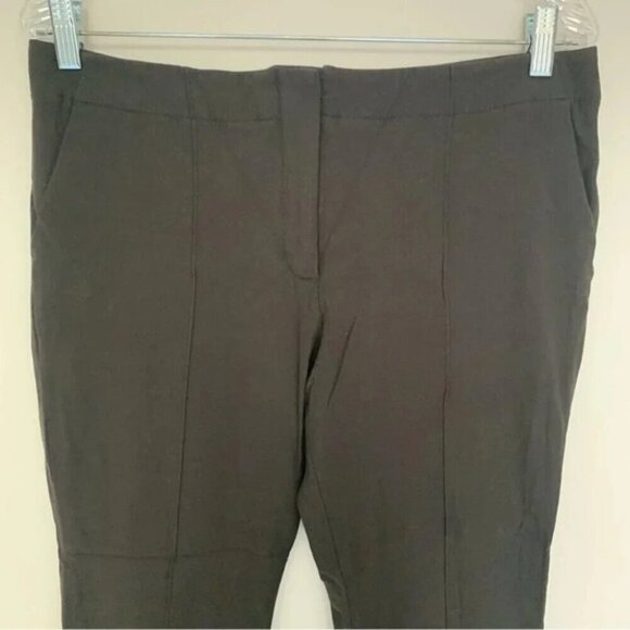 The Row Brown Pleated Cropped Dress Pants 8 - Picture 7 of 10